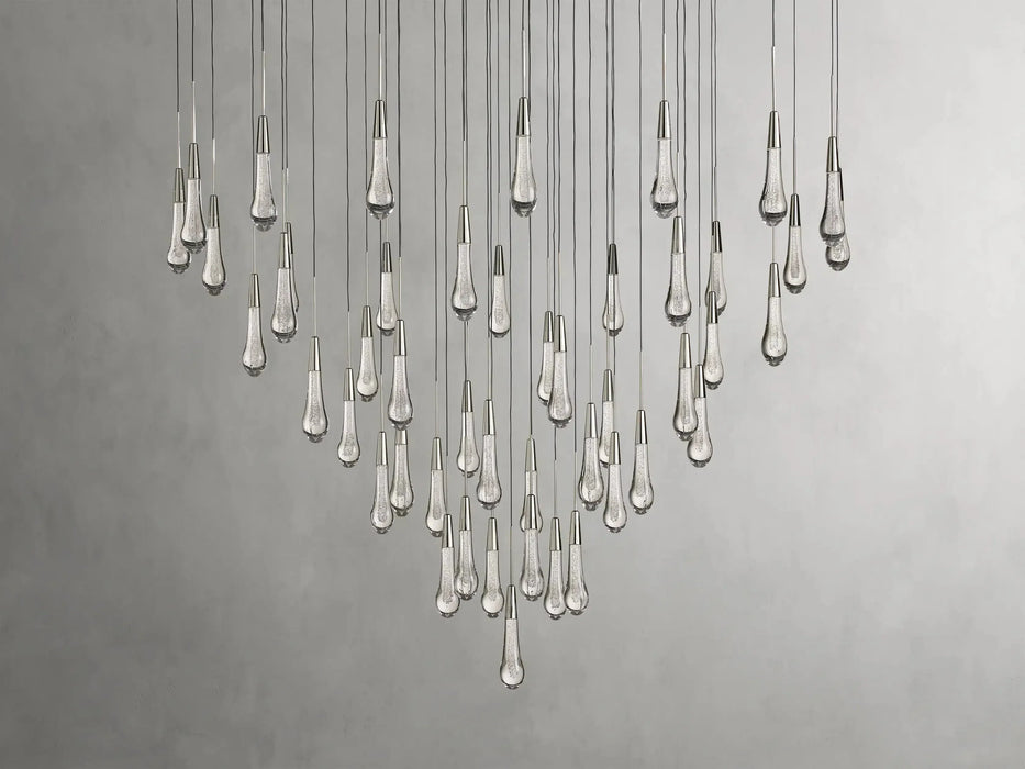 Soltaire Round Chandelier 58"W-DWHOME