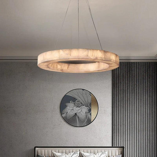 Natural Marble Modern Chandelier-DWHOME