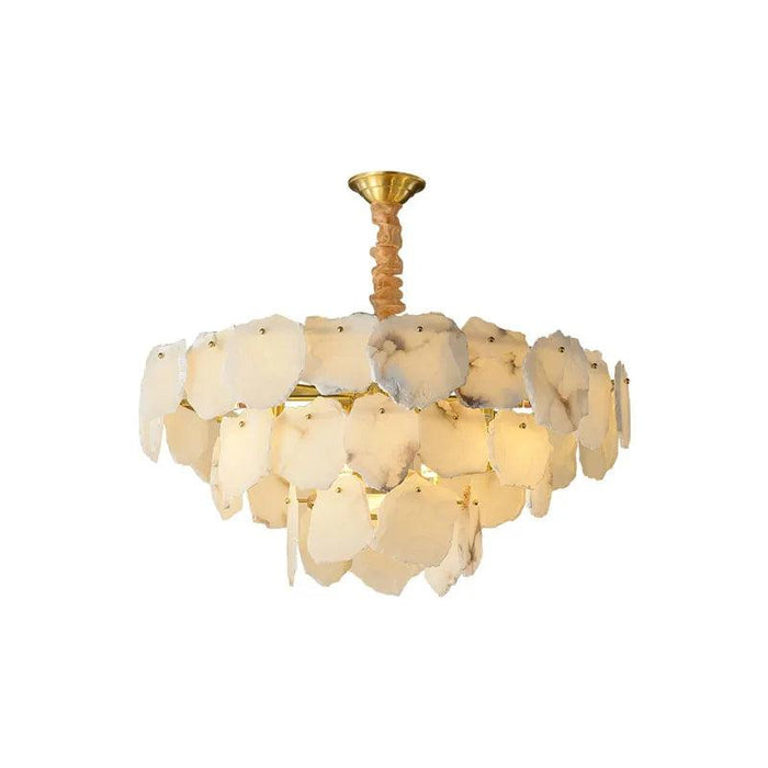 3-Tier Natural Marble Modern Chandelier - DWHOME