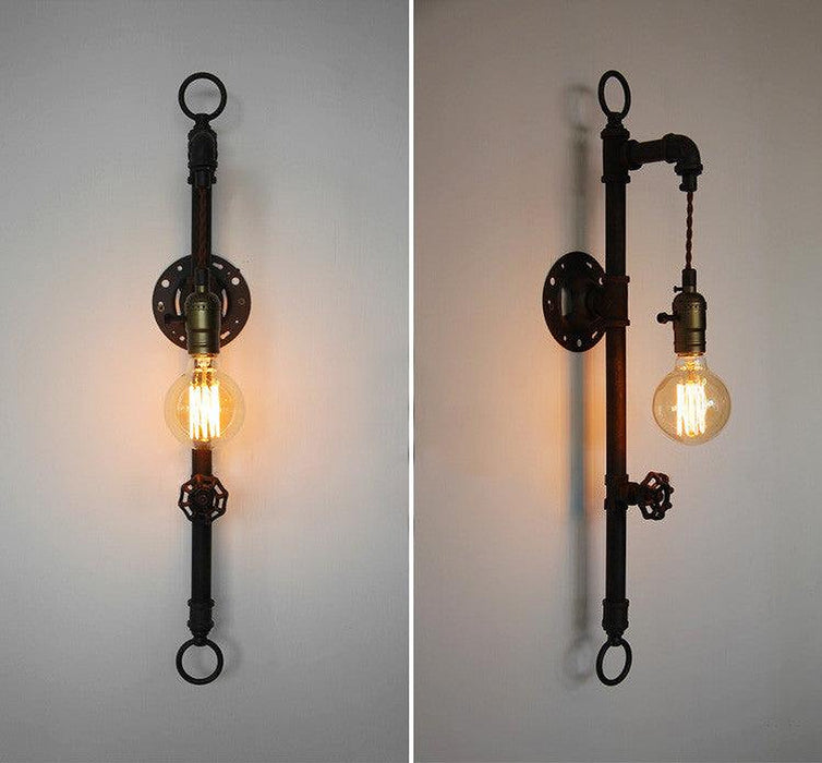 Wall Fixed Water Pipe Turned Wall Light-DWHOME