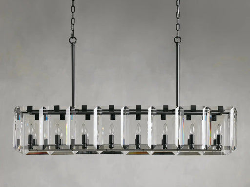 Amaya Rectangular Chandelier 12/16 Light-DWHOME