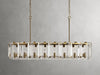 Amaya Rectangular Chandelier 12/16 Light-DWHOME