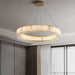 Natural Marble & Crystal Modern Chandelier - DWHOME