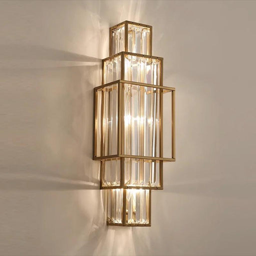 Gio 3-Light Crystal Wall Sconce-DWHOME