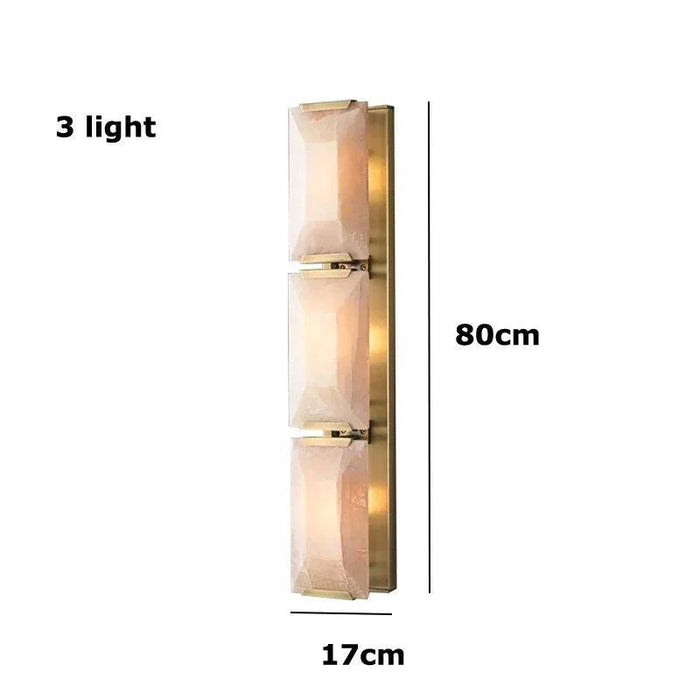 Villano Calcite Crystal Wall Sconce - DWHOME