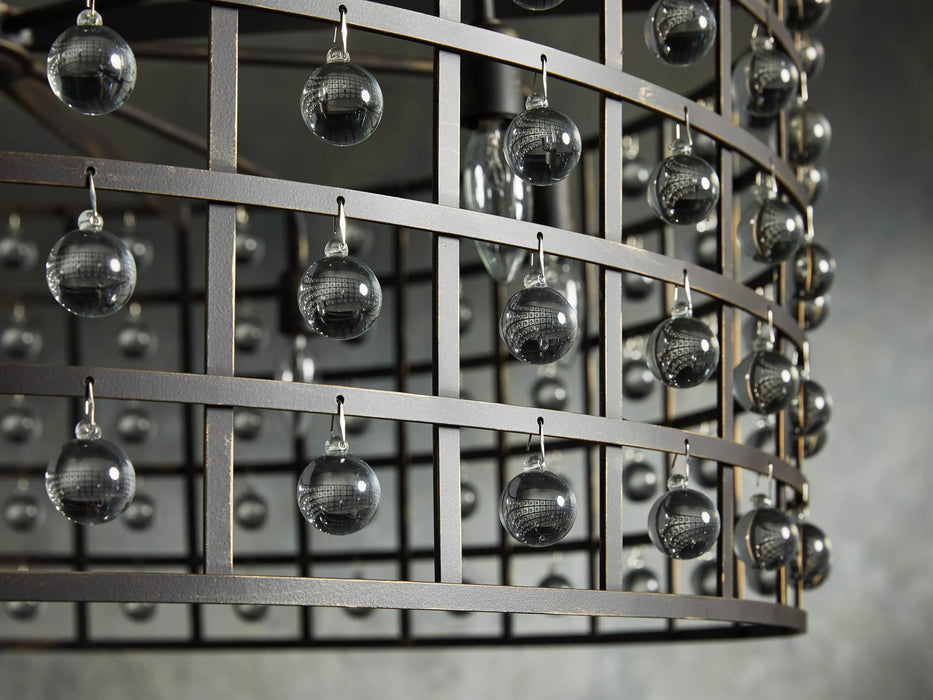 La Cage Round Chandelier 6/8/12 Light-DWHOME