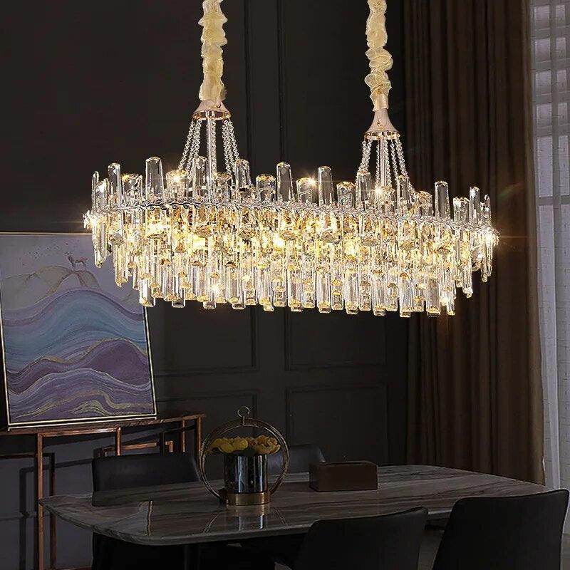 Gio Crystal Chandelier For Dining Room | DWHOME