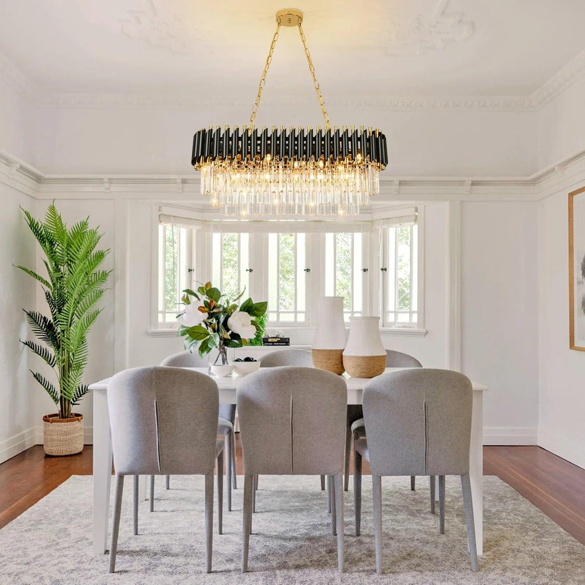 Verano Crystal Dining Room Light Fixture | DWHOME