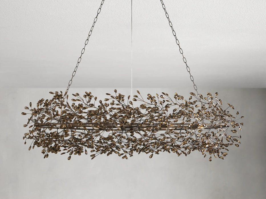 Fiore Oval Chandelier 62''74''-DWHOME