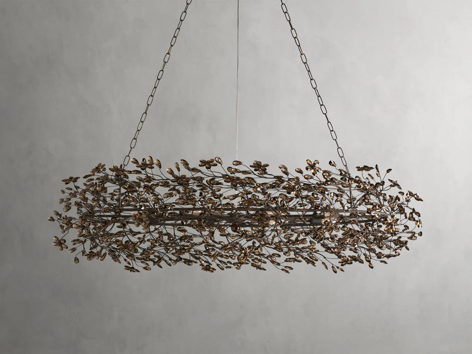 Fiore Oval Chandelier 62''74''-DWHOME