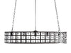 La Cage Oval Chandelier 5-Light-DWHOME