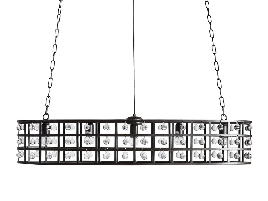 La Cage Oval Chandelier 5-Light-DWHOME