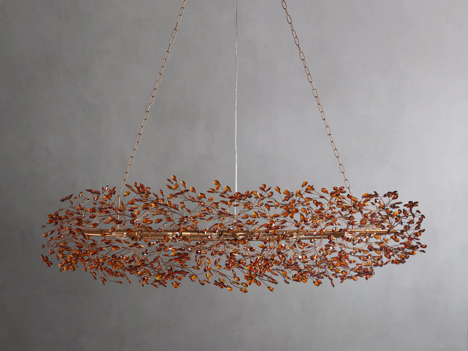Fiore Oval Chandelier 62''74''-DWHOME
