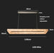 Moonshade Natural Marble Rectangular Chandelier-DWHOME