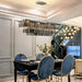 3 Tier Contemporary Rectangular Crystal Chandelier - DWHOME