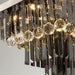3 Tier Contemporary Rectangular Crystal Chandelier - DWHOME