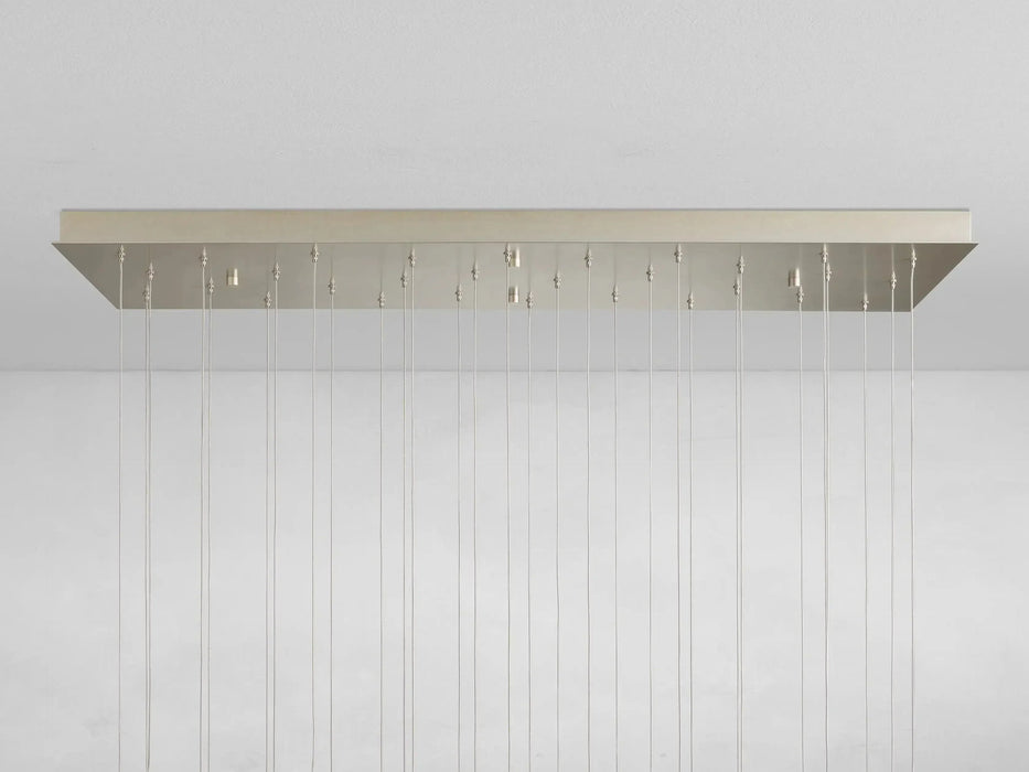 Gianna Rectangular Chandelier 15/30 Light-DWHOME