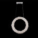 Modern Geode Quartz Crystal Chandelier Vertical Hanging Ring Pendant Light-DWHOME
