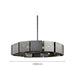 Stainless Steel Industrial Modern Ring Chandelier-DWHOME