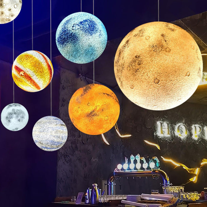 Planet Shape Pendant Lamp-DWHOME