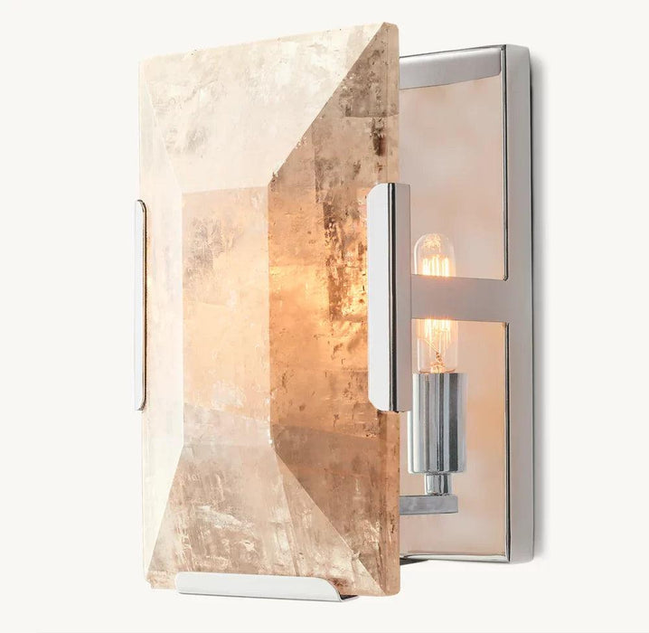 Villano Calcite Crystal Wall Sconce - DWHOME