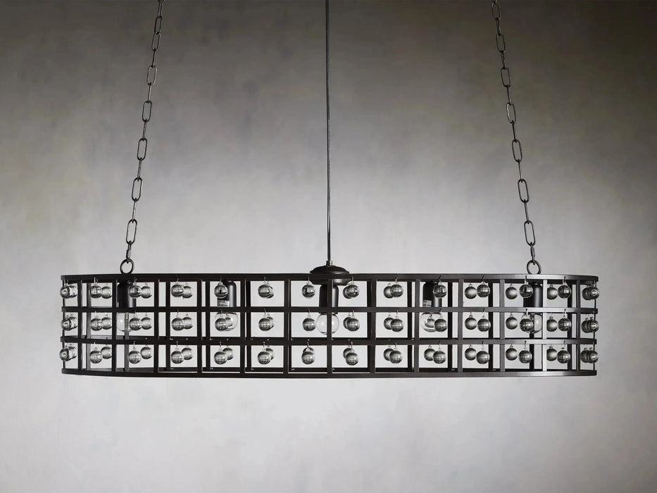 La Cage Oval Chandelier 5-Light-DWHOME