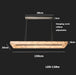 Moonshade Natural Marble Rectangular Chandelier-DWHOME