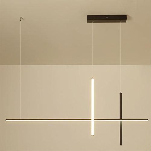 Modern Minimalist Long Line LED Chandelier - DWHOME