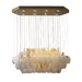 Natural Marble Modern Chandelier-DWHOME