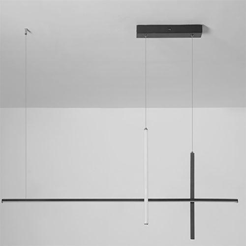 Modern Minimalist Long Line LED Chandelier - DWHOME