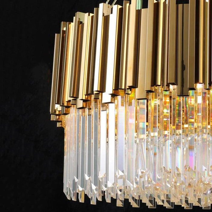 Gio Gold Plated Crystal Chandelier - DWHOME