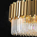 Gio Gold Plated Crystal Chandelier - DWHOME