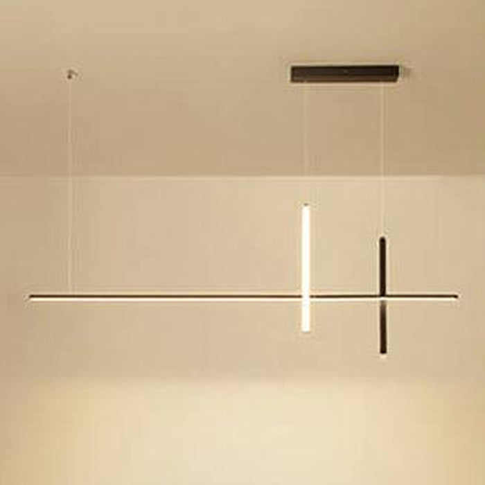Modern Minimalist Long Line LED Chandelier-DWHOME