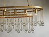 Aubrey Oval Chandelier-DWHOME