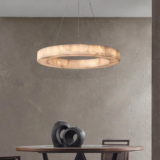 Natural Marble Modern Chandelier-DWHOME