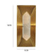 Natural Marble & Copper Wall Sconce - DWHOME
