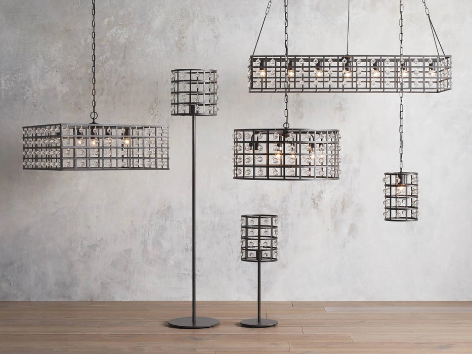 La Cage Round Chandelier 6/8/12 Light-DWHOME