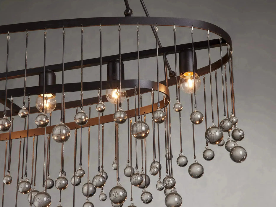 Aubrey Rectangular Chandelier 47''60''-DWHOME