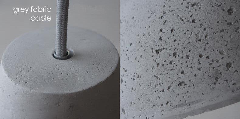 Reims Garden Concrete Cement Pendant Light-DWHOME