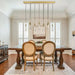 Soltaire Linear Chandelier 37"W-DWHOME