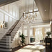 Soltaire Round Chandelier 17" 24" 36“ 58“-DWHOME
