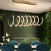 Rorie Modern Rock Crystal Spiral Chandelier, Island Chandelier-DWHOME