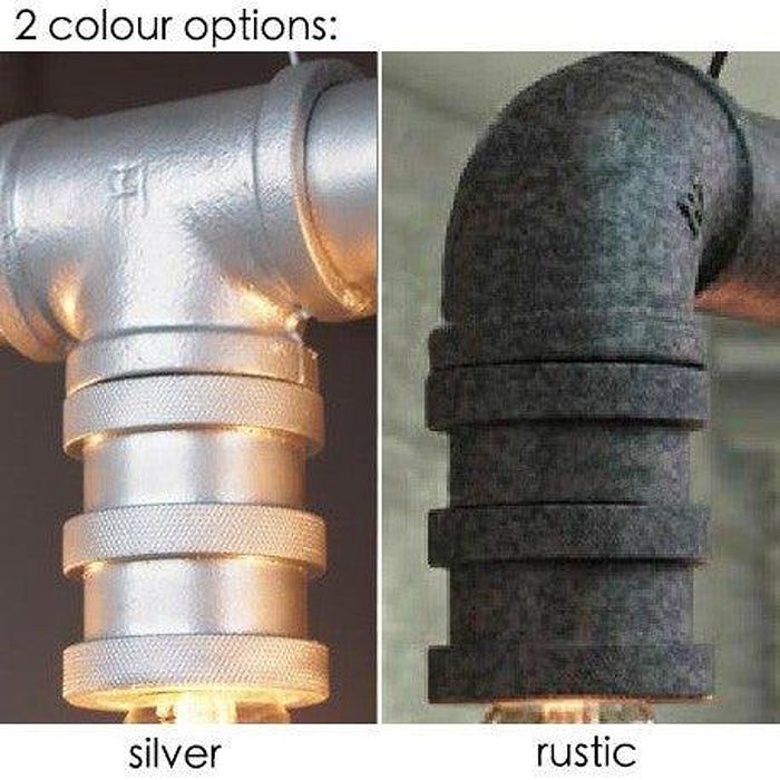 4 head water pipe industrial pendant light-DWHOME