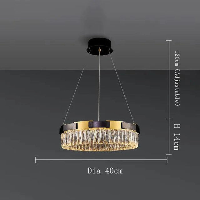 Luminaire contemporain en cristal Siena - DWHOME