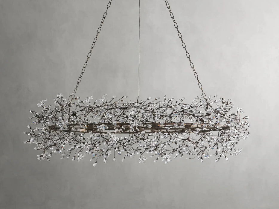 Fiore Oval Chandelier 62''74''-DWHOME
