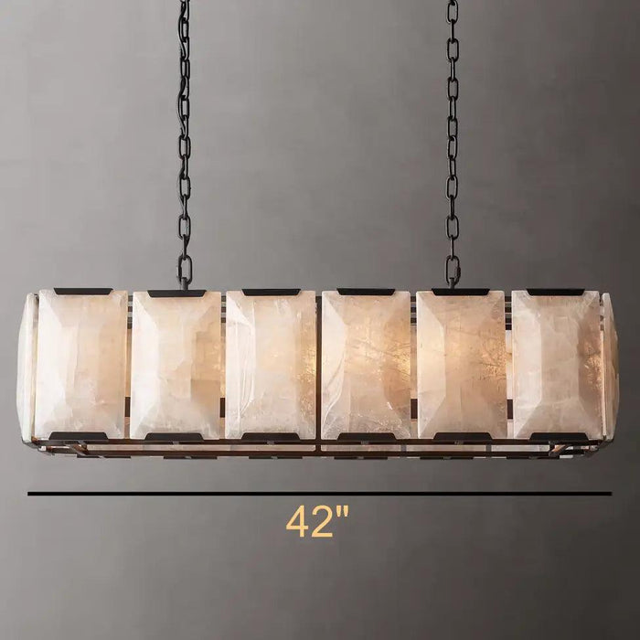 Villano Calcite Crystal Dining Room Chandelier - DWHOME