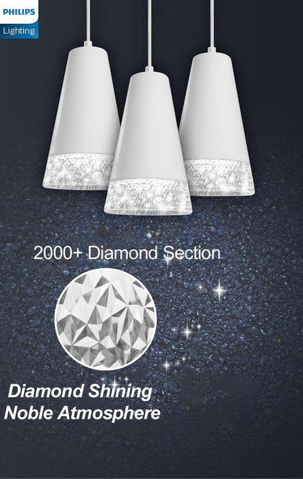 44015 Philips Dining Pendant Light Three Header Modern Simple Room Dining - DWHOME