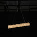 Modern Linear Geode Quartz Crystal Pendant Light-DWHOME