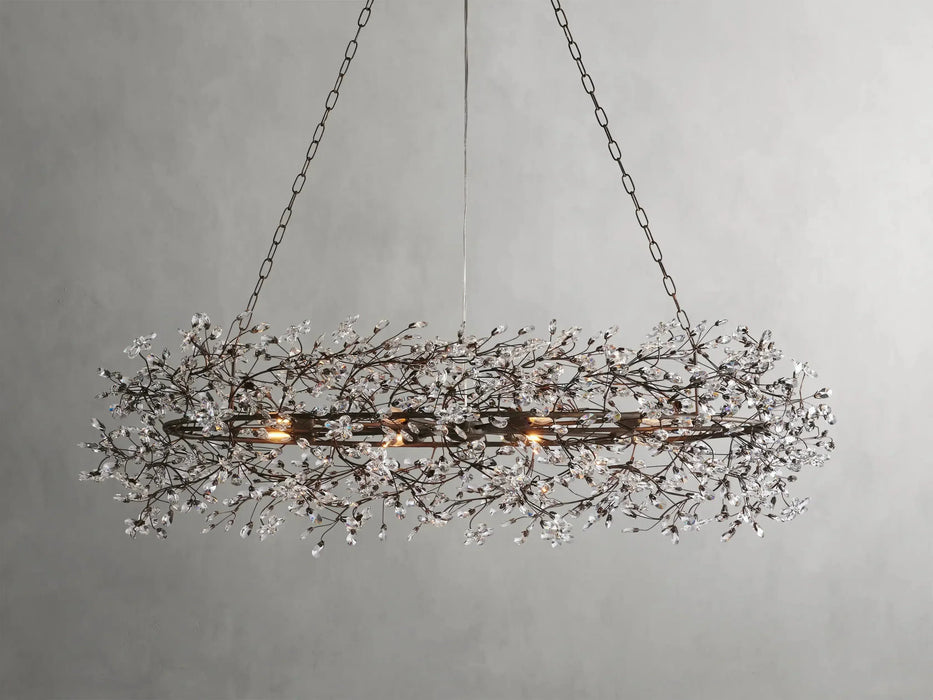 Fiore Oval Chandelier 62''74''-DWHOME