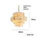 Moonshade Natural Marble Modern Chandelier-DWHOME